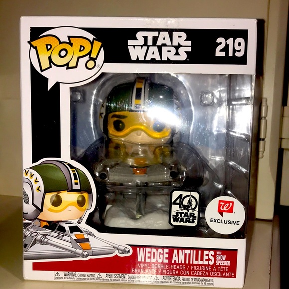 Star Wars FUNKO Pop Wedge Antilles w/ Snow Speeder
